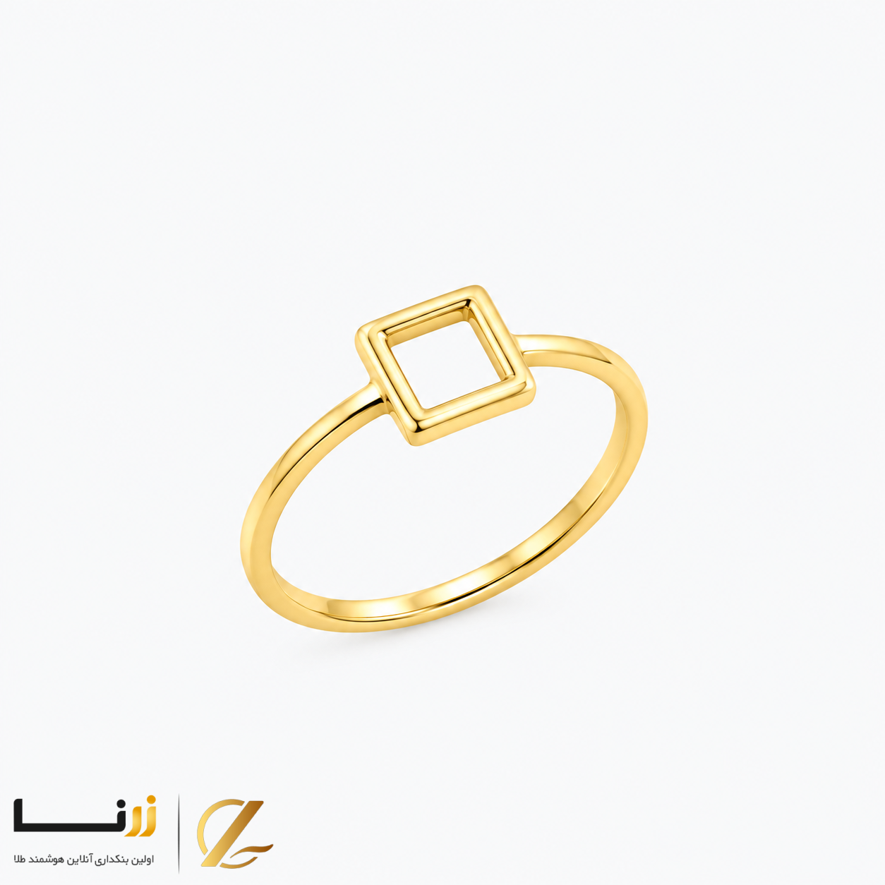 انگشتر مینیمال مربع